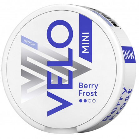 Безтютюнові нікотиновмісні паучі Velo Berry Frost Medium Mini slide 1