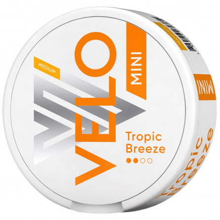 Безтабачные никотиносодержащие паучи Velo Tropic Breeze Medium Mini