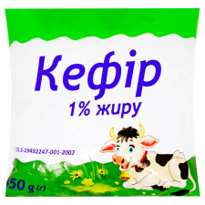 Кефир 1% 400г mini slide 1