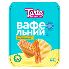 Торт Tarta Вафельный со сгущенкой и сливочным маслом 180г mini slide 1