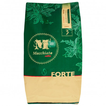 Кава Macchiato Forte натуральна смажена в зернах 1кг slide 1