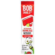 Мармелад Bob Snail фруктово-ягодный Яблоко-Вишня без сахара 38г mini slide 1