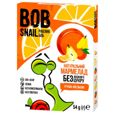 Мармелад Bob Snail груша-апельсин без цукру 54г mini slide 1