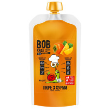 Пюре Bob Snail Хурма дитяче 400г mini slide 1