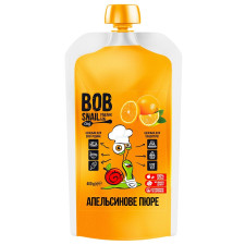 Пюре фруктове Bob Snail апельсин 400г mini slide 1