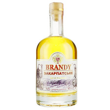 Бренді Brandy Закарпатське плодовий 42% 0,5л mini slide 1