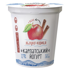Йогурт Галичина Яблуко-кориця 2,2% 260г mini slide 1