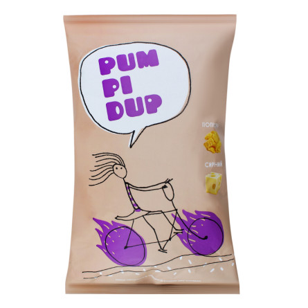 Поп-корн Pumpidup зі смаком сиру 90г slide 1