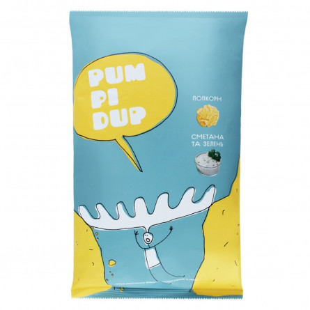 Попкорн Pumpidup зi смаком сметани та кропу 90г