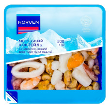 Морской коктейль Norven для ризотто и паэльи свежемороженый 500г mini slide 1