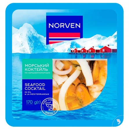 Морський коктейль Norven по-середземноморськи 170г