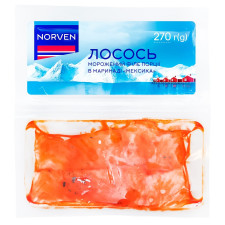 Філе Лосося Norven Мексика порції в маринаді свіжоморожене 270г mini slide 1
