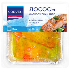 Філе Сьомги Norven в суміші трав та спецій у фользі 300г mini slide 1