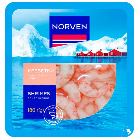 Креветка Norven в розсолі 180г slide 1