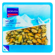 Мідії Norven варені охолоджені 200г mini slide 1
