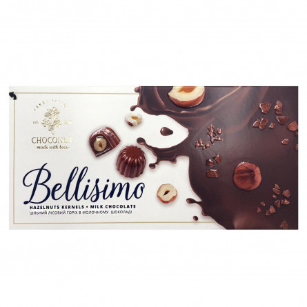 Цукерки Choconut Belissimo шоколадні 90г slide 1