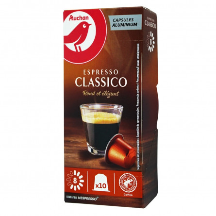 Кава Ашан Espresso Classico у капсулах 10шт*5,2г slide 1