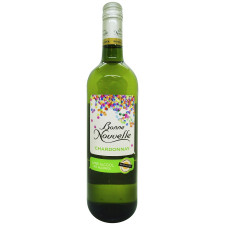Вино Bone Nouvelle Chardonnau біле напівсолодке безалкогольне 0.5% 0,75л mini slide 1