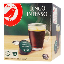 Кава Ашан Lungo Intenso в капсулах 10шт*7г mini slide 1