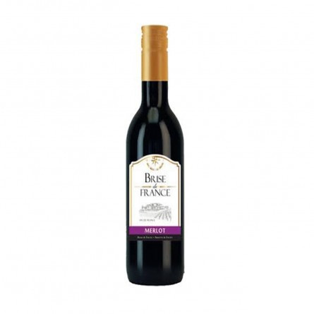 Вино Brise de France Merlot красное сухое 12,5% 250мл