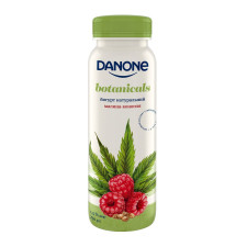 Йогурт Danone малина-конопля 1,5% 270г mini slide 1