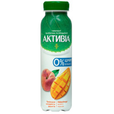 Біфідойогурт Активіа манго-персик без цукру 1,2% 270г mini slide 1