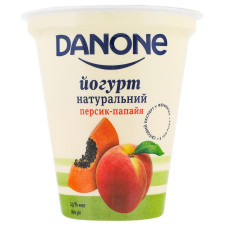 Йогурт Danone персик-папайя 2,5% 260г mini slide 1