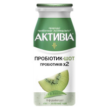 Біфідойогурт Активіа ківі-зелений чай пробіотик-шот 1,4% 100г mini slide 1