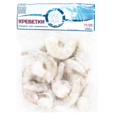 Креветки Polar Seafood сирі очищені без хвостів 21/25 250г mini slide 1