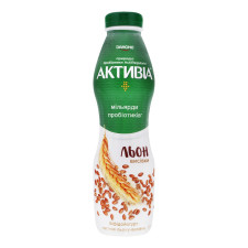 Біфідойогурт Danone Активіа Льон-висівки 1,5% 550г mini slide 1