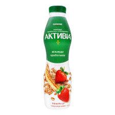 Біфідойогурт Danone Активіа Полуниця-злаки 1,5% 550г mini slide 1