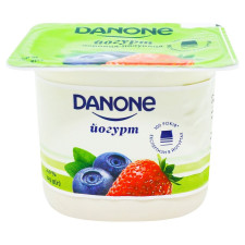 Йогурт Danone чорниця-полуниця 2% 125г mini slide 1