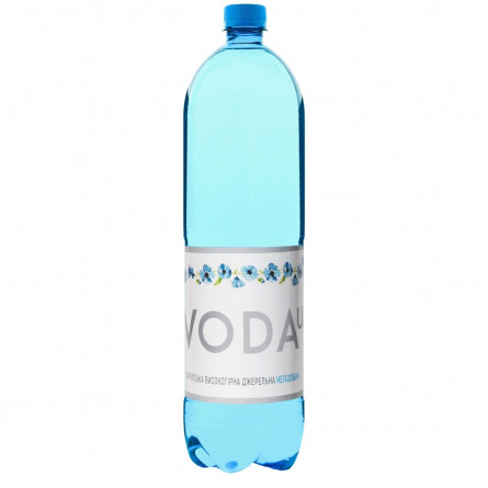 Вода питьевая VodaUA Карпатская високогорная родниковая негазированная 1,5л