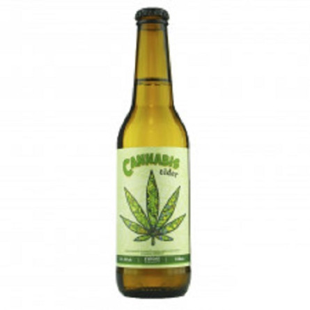 Сидр Friday Brewery Cannabis газированный полусладкий 6% 0,33л slide 1