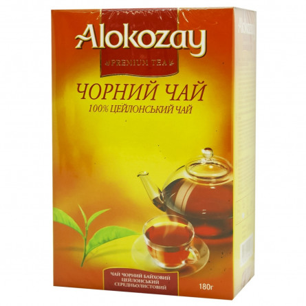 Чай черный Alokozay среднелистовой 180г
