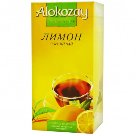 Чай чорний Alokozay з лимоном 2г 25шт
