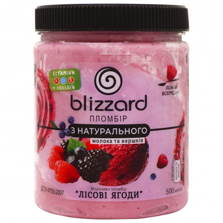 Мороженое Blizzard №18 Лесные ягоды пломбир 330г slide 1