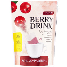 Напій Udida Berry Drink Журавлина 48г mini slide 1
