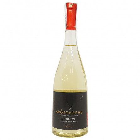 Вино Apostrophe Riesling біле напівсухе 9-13% 0,75л