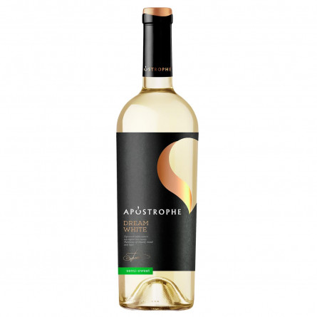 Вино Apostrophe Dream White біле напівсолодке 0,75л slide 1