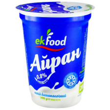 Напиток кисломолочный Ekfood Айран 0,8% 200г mini slide 1