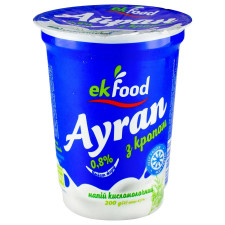 Напиток кисломолочный Ekfood Айран с укропом 0,8% 200г mini slide 1