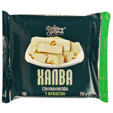 Халва Добрим Людям соняшникова з арахісом 250г mini slide 1