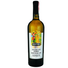 Вино Кахетури Алазанська долина біле напівсолодке 0,75л mini slide 1