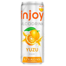 Напій слабоалкогольний Injoy Юдзу 6,7% 0,5л mini slide 1