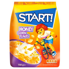 Готовий сніданок Start! Кукурудзяні пластівці медові 700г mini slide 1