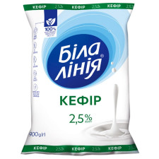 Кефір Біла Лінія 2,5% 900г mini slide 1