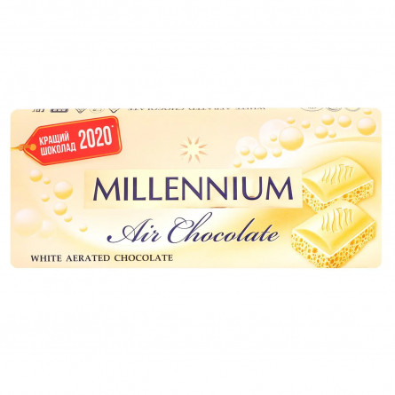 Шоколад Millennium белый пористый 85г slide 1
