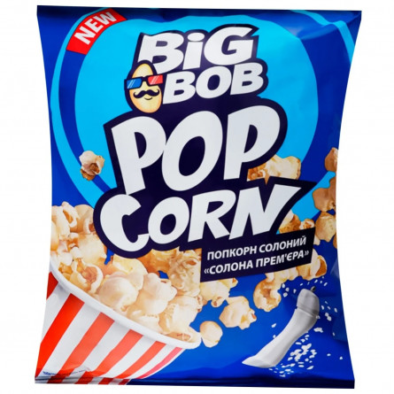 Попкорн Big Bob Солона прем'єра 90г slide 1