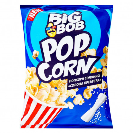 Попкорн Big Bob Солона Прем'єра солоний 80г slide 1